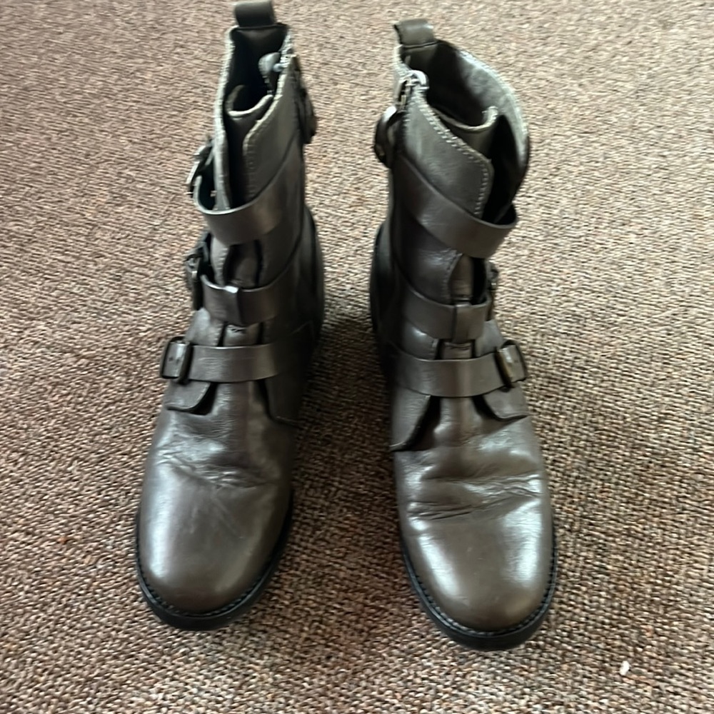 Italian leather boots